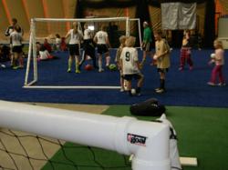 iGoal inflatable soccer goals.